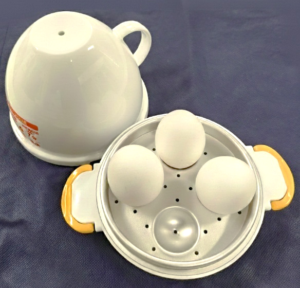 画像：レンジでらくチン！ゆでたまご　4個用　外観