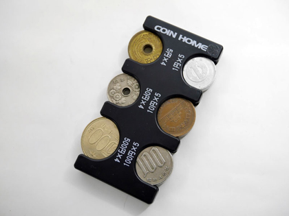 画像：硬貨6種が仕分けられるコインホーム